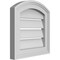 Ekena Millwork Arch Top Surface Mount PVC Gable Vent: Non-Functional, w/2"W x 1-1/2"P Brickmould Frame, 12"W x 42"H GVPAR12X4202SN - alternate 2